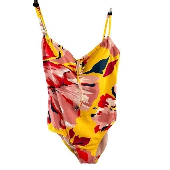 Kona Sol Floral Swimsuit - Picture 1 of 5